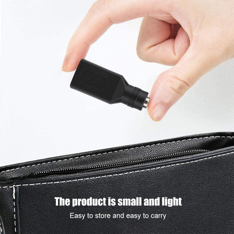 USB Female to 5.5 x 2.1mm Female Plug Adapter Connector, USB Female to 5.5 x 2.1mm