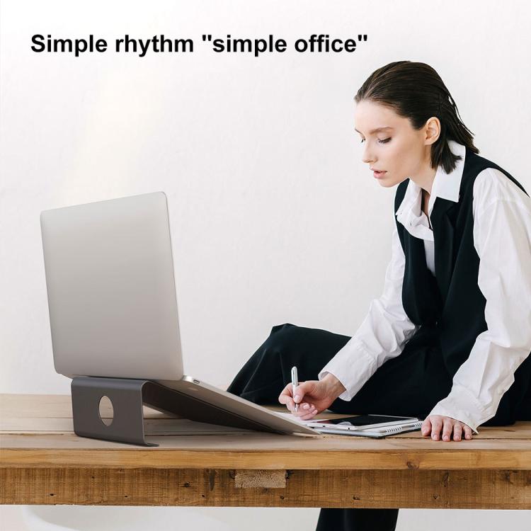 Aluminum Cooling Stand for Laptop, Suitable for Mac Air, Mac Pro,  iPad, and Other 11-17 inch Laptops, Aluminum Stand Silver, Aluminum Stand Grey, Aluminum Stand Gold