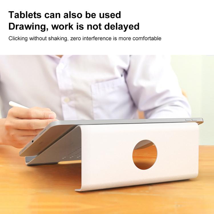 Aluminum Cooling Stand for Laptop, Suitable for Mac Air, Mac Pro,  iPad, and Other 11-17 inch Laptops, Aluminum Stand Silver, Aluminum Stand Grey, Aluminum Stand Gold