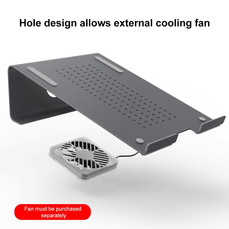 Aluminum Cooling Stand for Laptop, Suitable for Mac Air, Mac Pro,  iPad, and Other 11-17 inch Laptops, Aluminum Stand Silver, Aluminum Stand Grey, Aluminum Stand Gold