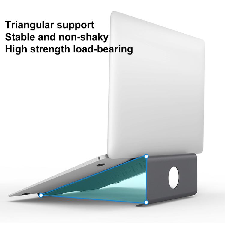 Aluminum Cooling Stand for Laptop, Suitable for Mac Air, Mac Pro,  iPad, and Other 11-17 inch Laptops, Aluminum Stand Silver, Aluminum Stand Grey, Aluminum Stand Gold