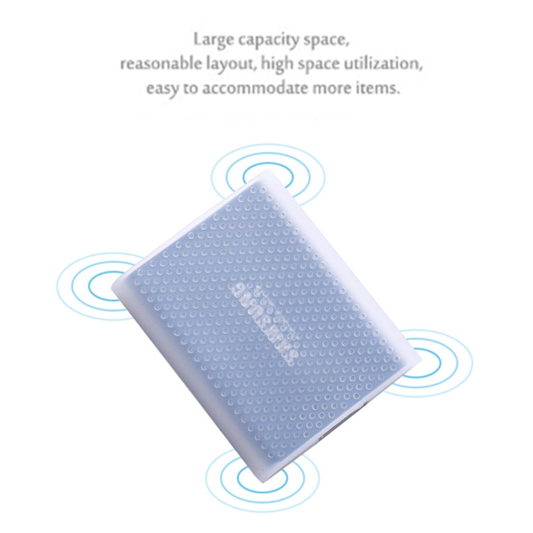 PT500 Scratch-resistant All-inclusive Portable Hard Drive Silicone Protective Case for Samsung Portable SSD T5, with Vents, Red, White, Black, Blue
