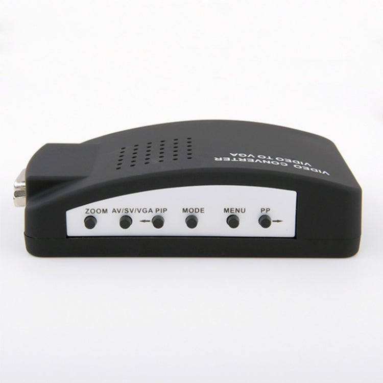 HOWEI HW-2404 BNC / S-Video to VGA Video Converter(Black)
