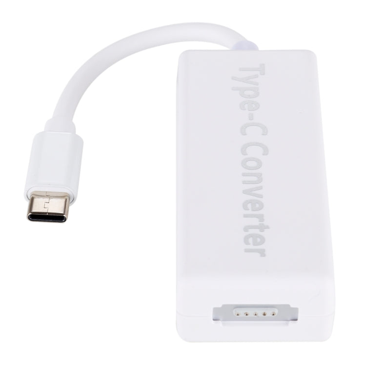 65W 5 Pin MagSafe Series to USB-C / Type-C Converter for MacBook (White)