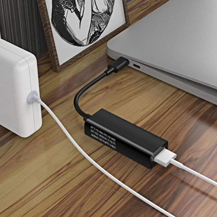65W 5 Pin MagSafe Series to USB-C / Type-C Converter for MacBook (White)