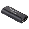 Type-C / USB-C Female to Type-C / USB-C Female Aluminium Alloy Adapter, Type-C Female to Type-C Female