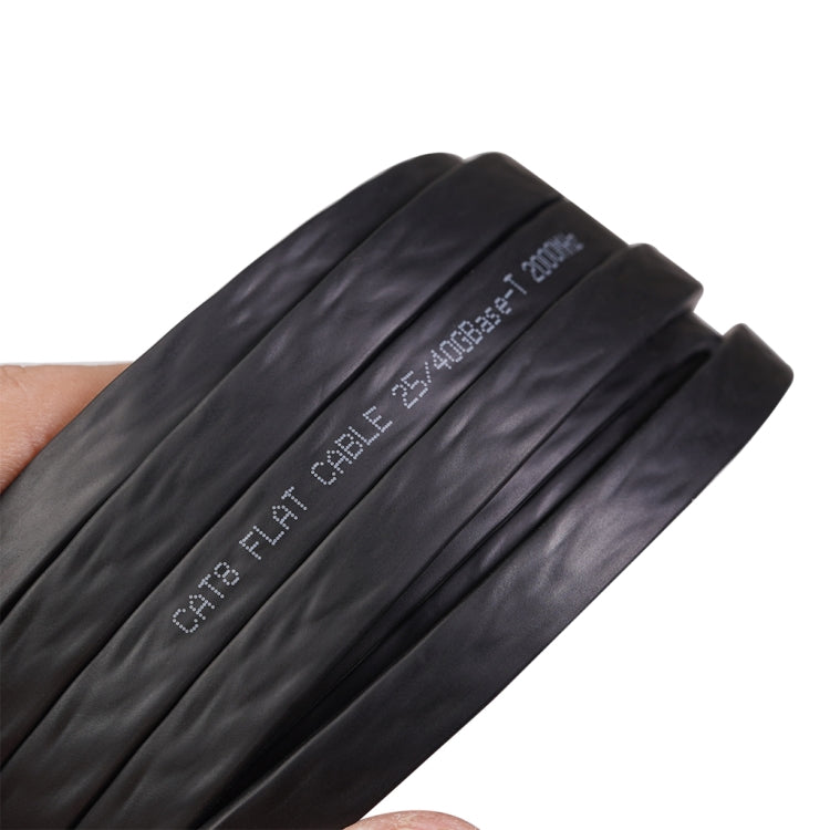 CAT8-2 Double Shielded CAT8 Flat Network LAN Cable, Length: 1.8m, 1.8m