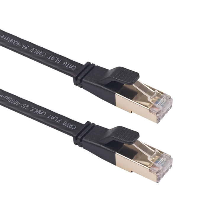 CAT8-2 Double Shielded CAT8 Flat Network LAN Cable, Length: 1.8m, 1.8m