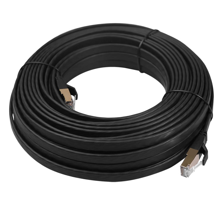 CAT8-2 Double Shielded CAT8 Flat Network LAN Cable, Length: 15m, 15m