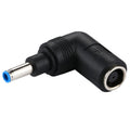 DC 4506 Male  to DC 7406 Female Connector Power Adapter for HP Laptop Notebook, 90 Degree Right Angle Elbow, DC4506 to DC7406
