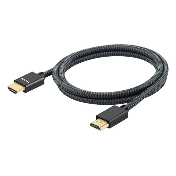 ULT-unite Gold-plated Head HDMI 2.0 Male to Male Nylon Braided Cable, Cable Length: 2m(Black)