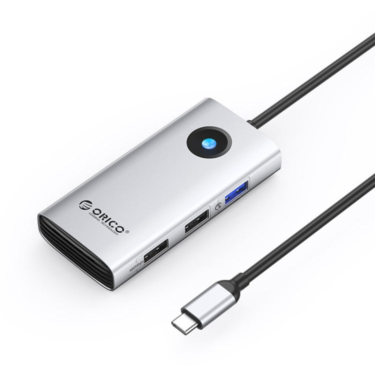 ORICO PW11-5P Type-C / USB-C 5-in-1 5Gbps Multifunction Docking Station(Silver)