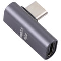 USB 3.1 Type-C Male to USB 3.1 Type-C Female Elbow Adapter, USB 3.1 Type-C Male to USB 3.1 Type-C Female