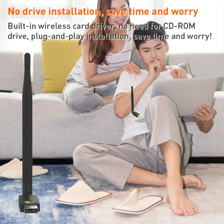 1510 150Mbps Drive Free USB Network Adapter WiFi Transmitter Receiver