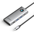 ORICO PW11-8PC Type-C / USB-C 8-in-1 5Gbps Multifunction Docking Station(Dark Gray)