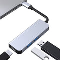2011N 3 In 1 USB 3.0 x2  HDMI Multi-function Type-C / USB-C HUB Docking Station