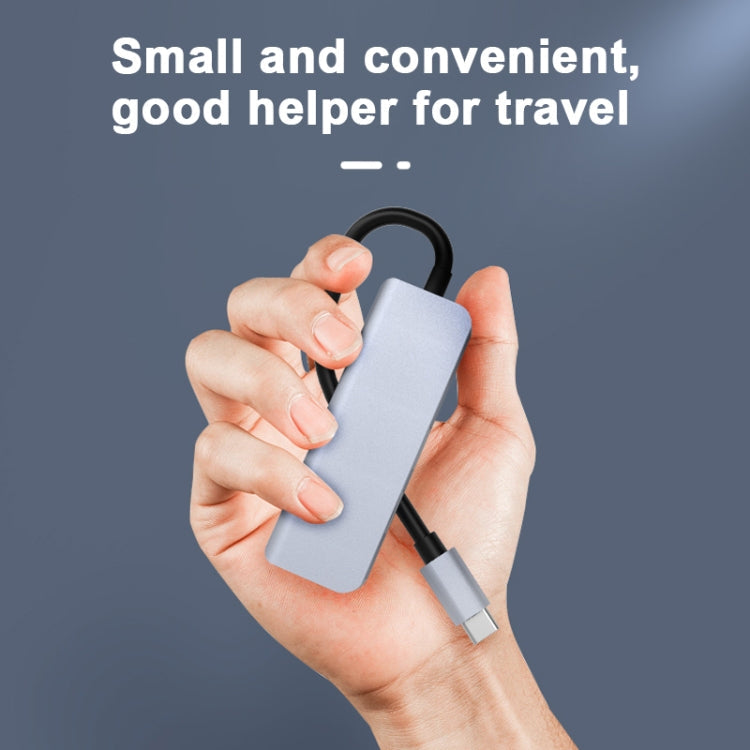 2011N 3 In 1 USB 3.0 x2  HDMI Multi-function Type-C / USB-C HUB Docking Station