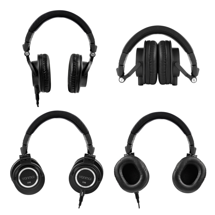 Yanmai D98 Professional Recording Monitor Headphone (Black)
