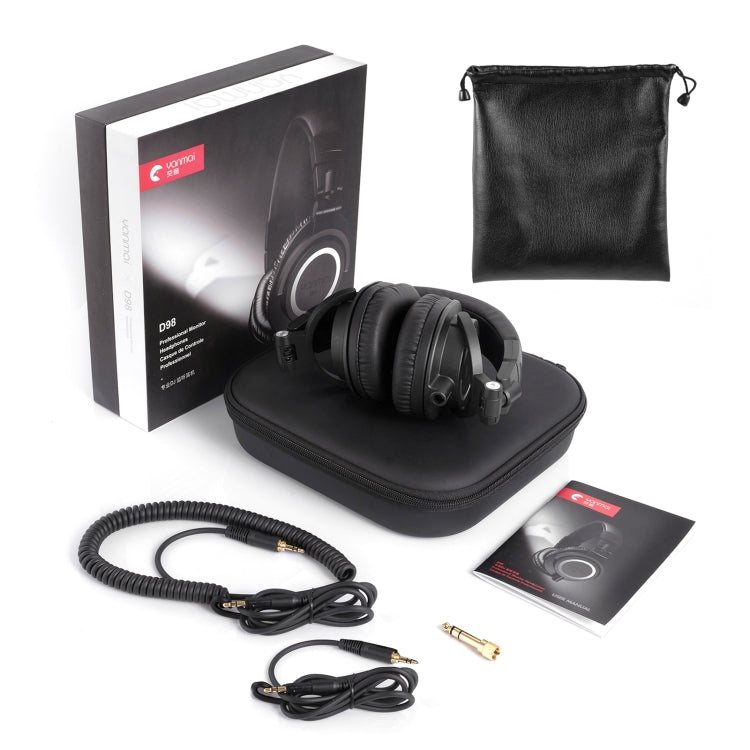 Yanmai D98 Professional Recording Monitor Headphone (Black)