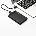 UGREEN US221 HDD Enclosure 2.5 inch SATA to USB 3.0 SSD Adapter Hard Disk Drive Box External HDD Case, Support UASP Protocol, US221 Removable Cable