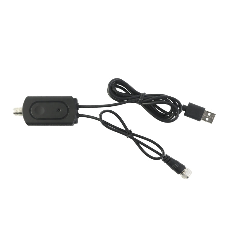 AN-1003 5dBi/25dBi Indoor HDTV Antenna, VHF170-230/UHF470-862MHz(Black)