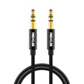 REXLIS 3629 3.5mm Male to Male Car Stereo Gold-plated Jack AUX Audio Cable for 3.5mm AUX Standard Digital Devices, Length: 1.8m, Length: 1.8m