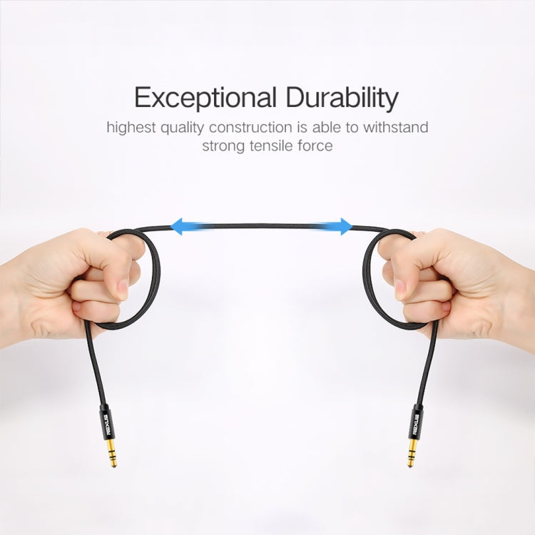 REXLIS 3629 3.5mm Male to Male Car Stereo Gold-plated Jack AUX Audio Cable for 3.5mm AUX Standard Digital Devices, Length: 1.8m, Length: 1.8m