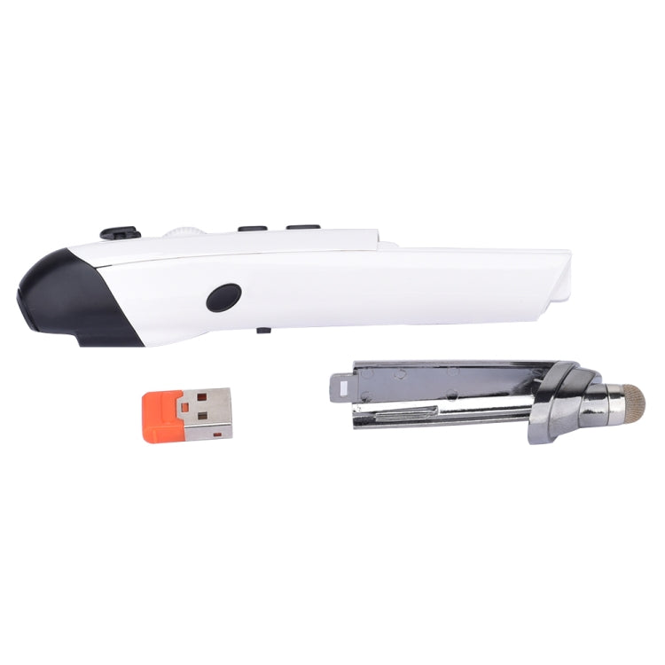 PR-08 6-keys Smart Wireless Optical Mouse with Stylus Pen & Laser Function, Laser Function White, Laser Function Black, Laser Function Grey, Laser Function Blue, Laser Function Red