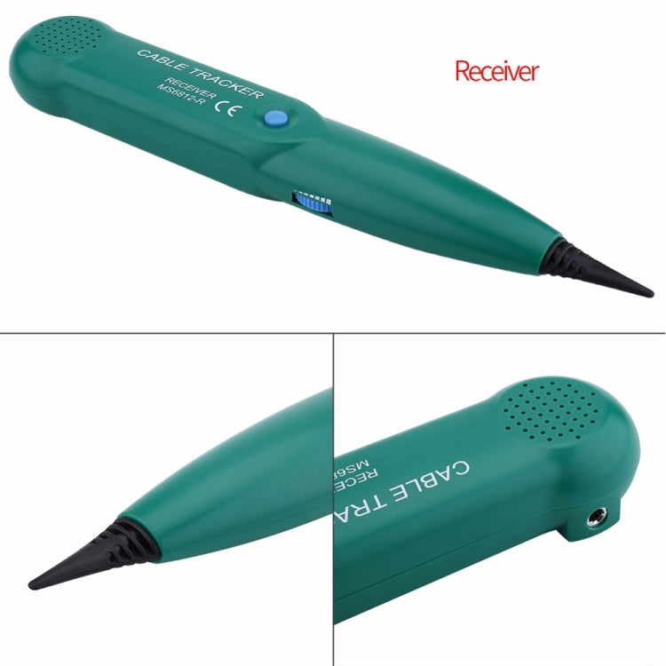 BSIDE MS6812 RJ11 & RJ45 Telephone Line Cable Tracker, Including Sender & Receiver, MS6812