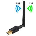 EDUP EP-AC1661 2 in 1 Bluetooth 4.2 + Dual Band 11AC 600Mbps High Speed Wireless USB Adapter WiFi Receiver, EP-AC1661 600Mbps