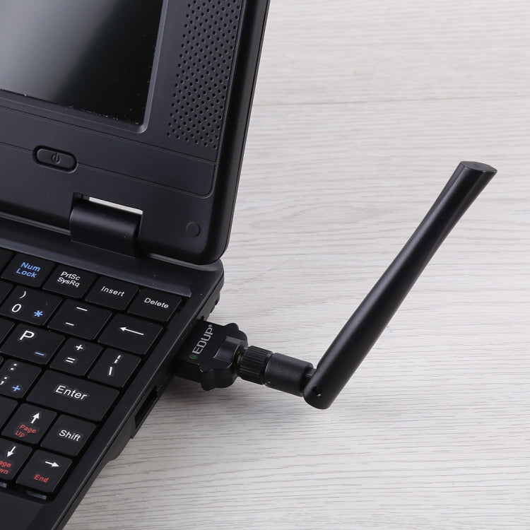 EDUP EP-AC1669 AC1300Mbps 2.4GHz & 5.8GHz Dual Band USB WiFi Adapter External Network Card with 2dbi Antenna