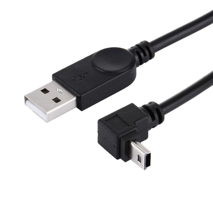 90 Degree Angle Elbow Mini USB to USB Data / Charging Cable, Length: 28cm, Elbow Angle Mini USB