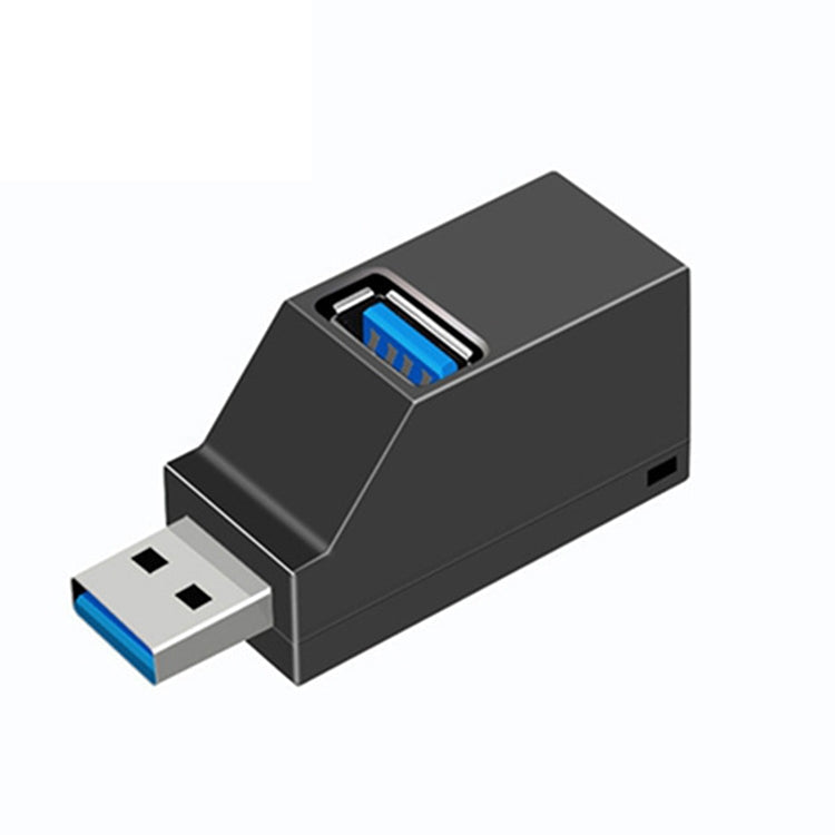 Portable Mini 2 x USB 2.0  1 x USB 3.0 HUB with Lanyard