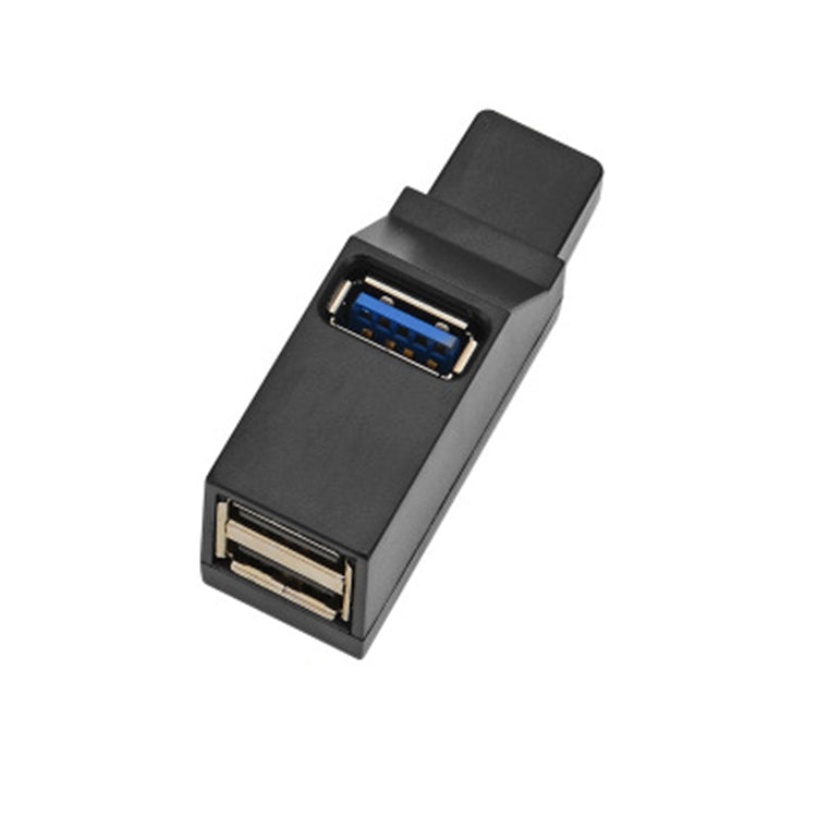 Portable Mini 2 x USB 2.0  1 x USB 3.0 HUB with Lanyard