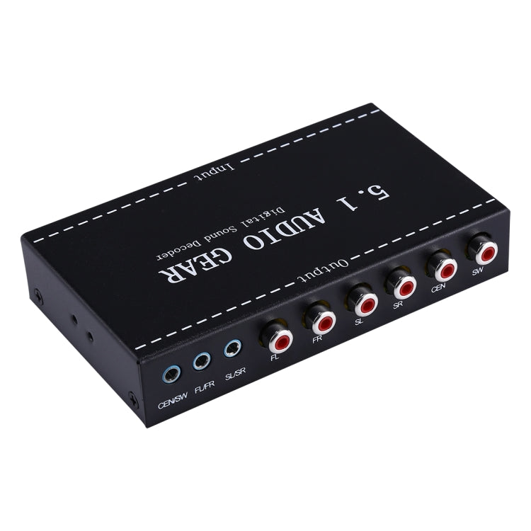 NK-A6L 5.1 Audio Gear Digital Sound Decoder, EU Plug