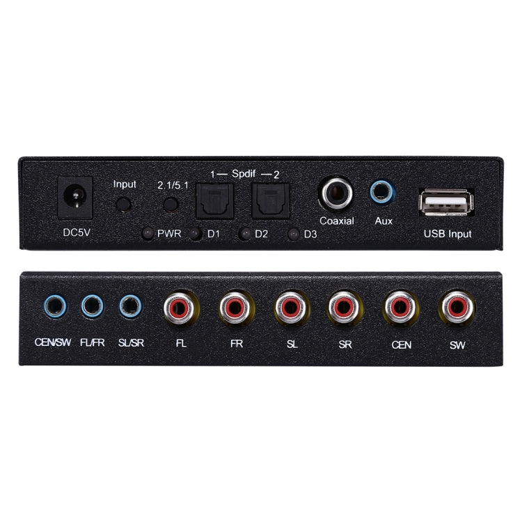 NK-A6L 5.1 Audio Gear Digital Sound Decoder, EU Plug