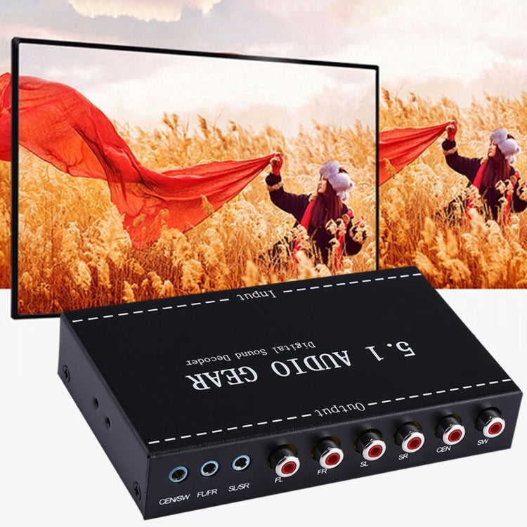 NK-A6L 5.1 Audio Gear Digital Sound Decoder, EU Plug