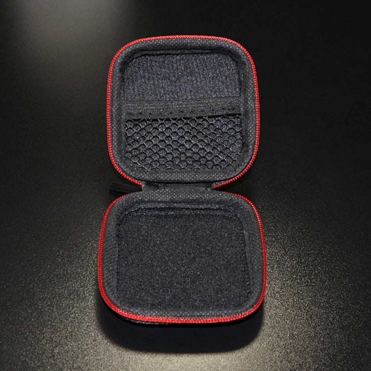 KZ Data Wire Charger Earphone Portable Carbon Fibre Texture Receiving Case(Black)