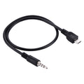 3.5mm Male to Micro USB Male Audio AUX Cable, Length: about 40cm, Micro USB 40cm