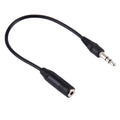 3.5mm Male to 2.5mm Female Converter Cable, Length: 25cm, Length: 25cm