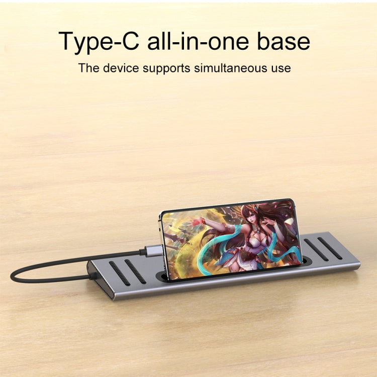 12-in-1 USB-C Hub: HDMI, USB 3.0, SD/TF, RJ45, Audio, PD Charging