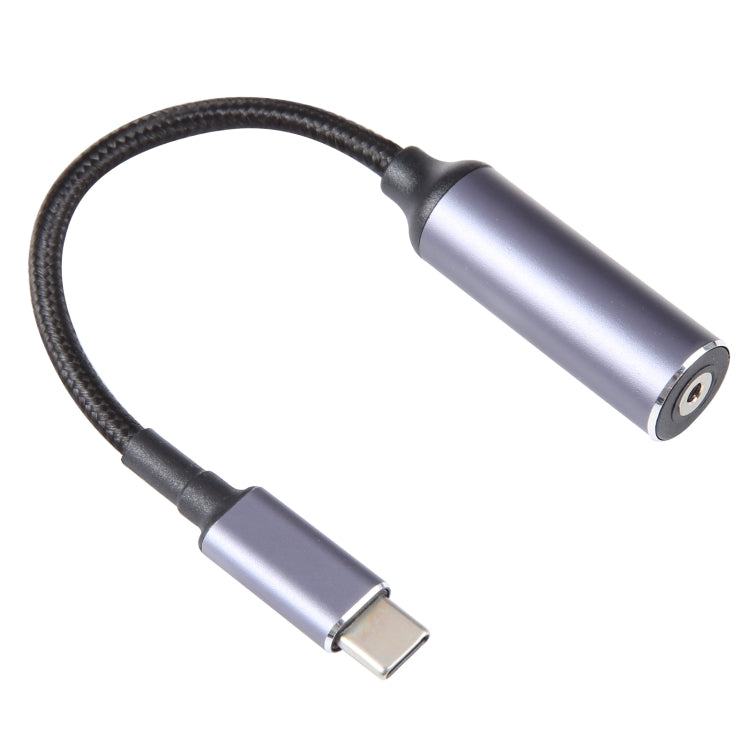 USB-C / Type-C Male to 2.5x0.7mm Female Nylon Braided Adapter Cable