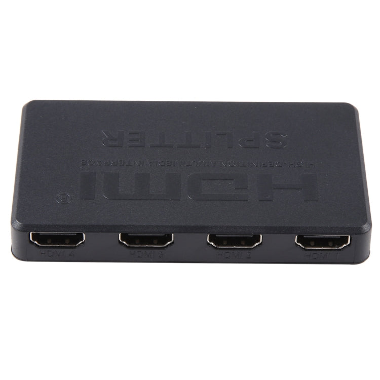 3D 4K HDMI Splitter Box, 1 Input x 4 Output, USB Power Supply(Black)