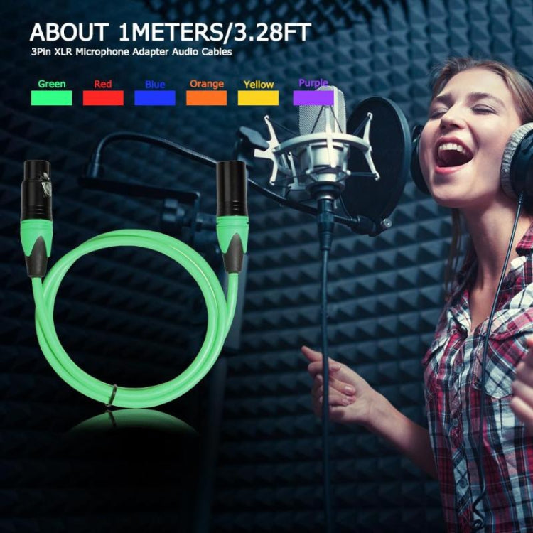 XRL Male to Female Microphone Mixer Audio Cable, Length: 5m, Length: 5m