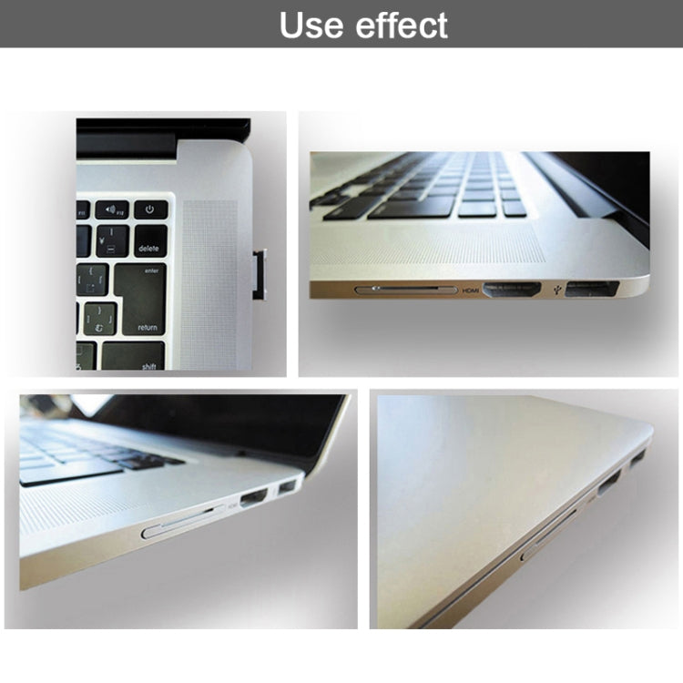 BASEQI Hidden Aluminum Alloy SD Card Case for MacBook Air 13.3 inch Laptops, For MacBook Air 13.3