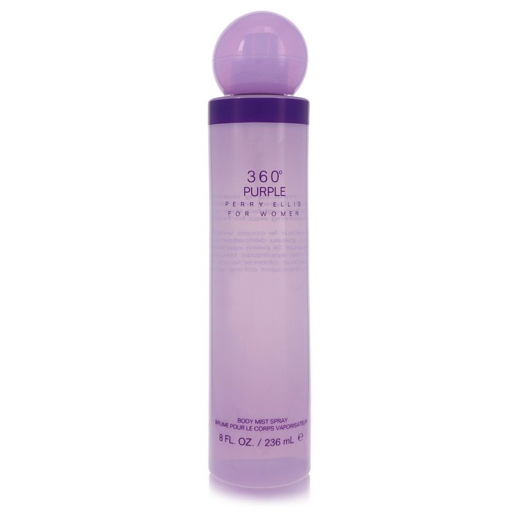 Perry Ellis 360 Purple Body Mist for Women, 8 oz / 236 ml