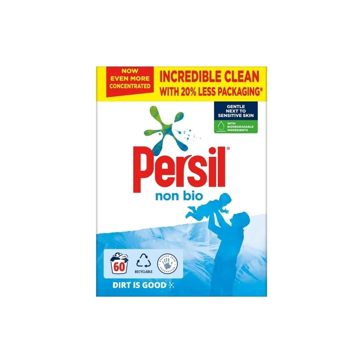 Persil Non Bio Washing Powder 60 Washes 3 Kg