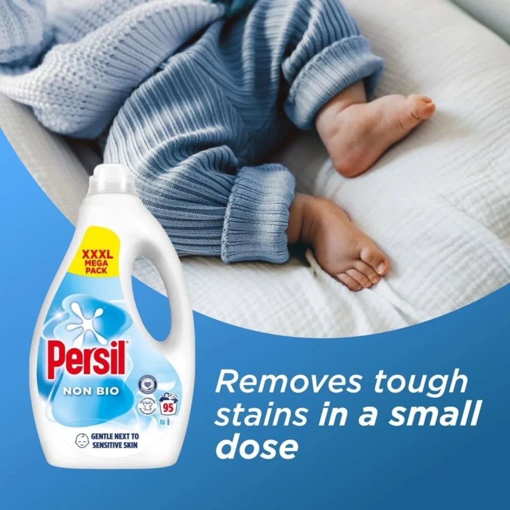 Persil Non Bio Liquid Laundry Detergent 95 Washes 2.5 L