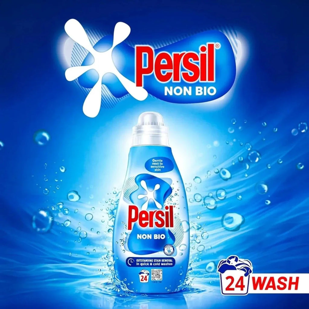 Persil Non Bio Liquid Laundry Detergent 24 Washes 648 ml