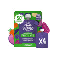 Piccolo Baby Fruit & Veg - Carrot, Banana, Berry & Beets 6+ months 90g (4x90g)